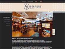 Tablet Screenshot of behrens-ausbau.de